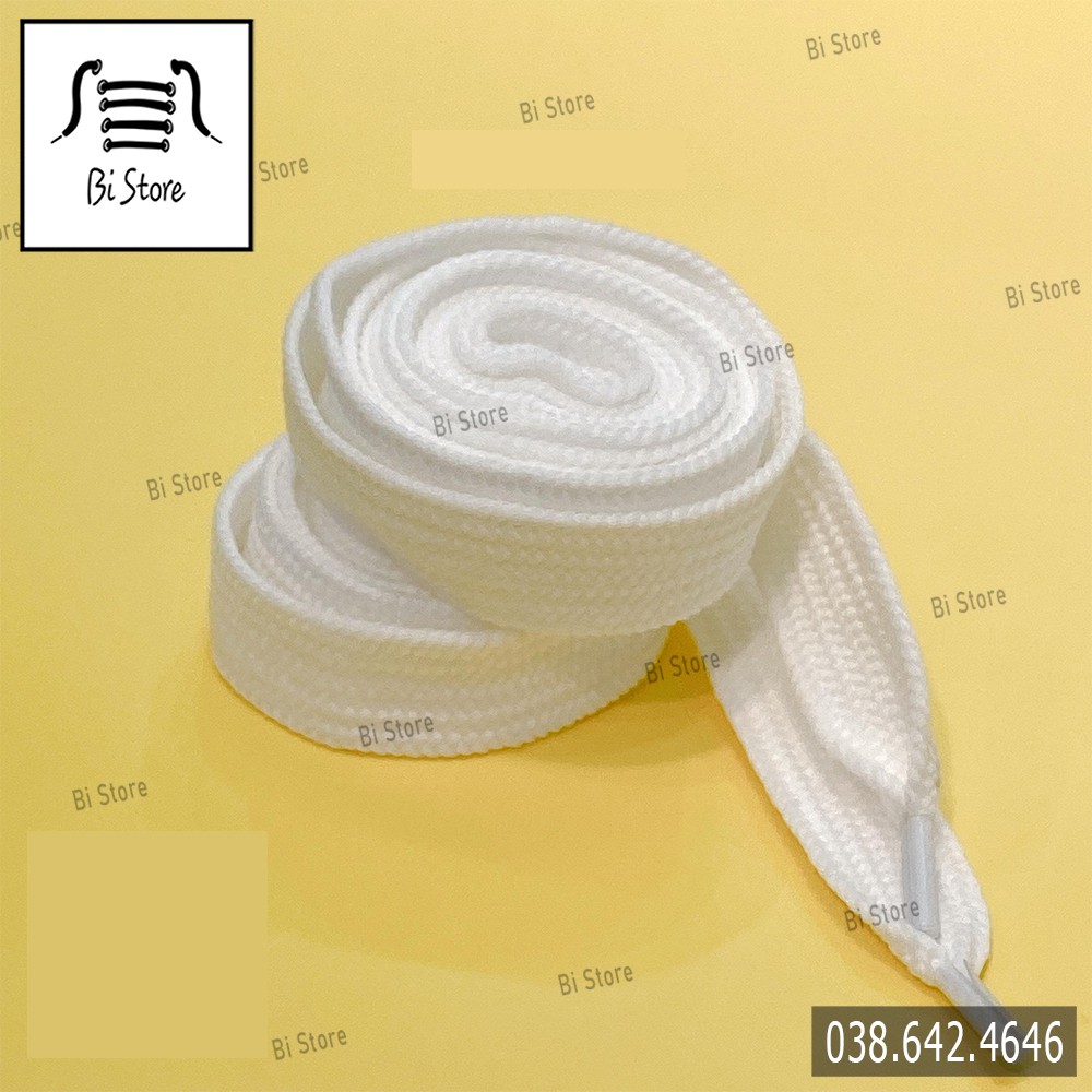 [𝗕𝗮́𝗻 𝘁𝗵𝗲𝗼 𝗰𝗮̣̆𝗽] Dây giày MC Queen bản to rộng 1,5cm  [ảnh chụp thật, hàng có sẵn]