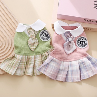  Áo Len Cotton Phong Cách Công Chúa Jk Thời Trang Mùa Thu Cho Cún Cưng 