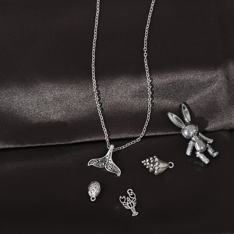 Túi 50g Mặt Vòng cổ Bạc Phong Cách Vintage Tự Làm Trang Sức