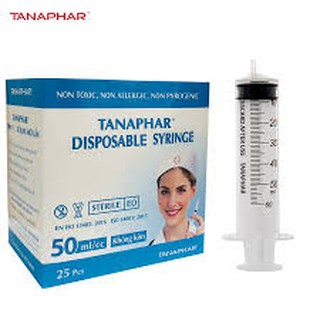 Hộp 25 Bơm Cho Ăn TANAPHAR 50ml/Cc