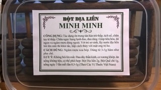 Bột địa liền Minh Minh