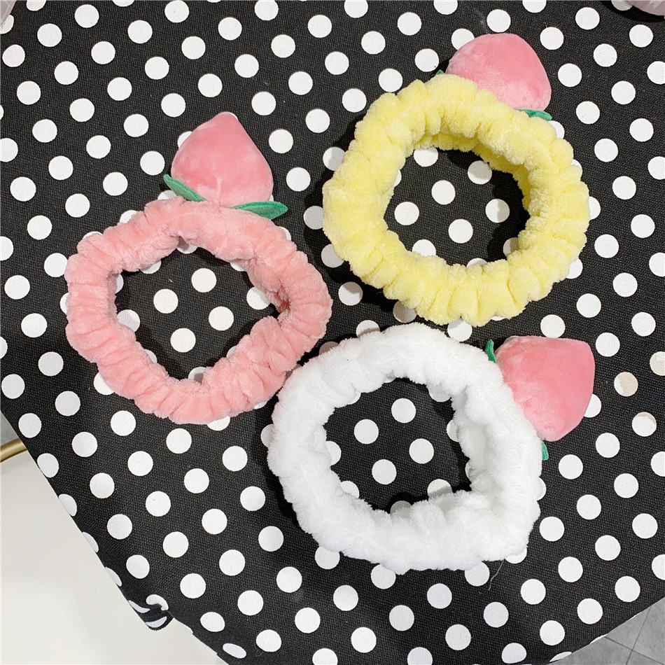 [Mã SKAMCLU8 giảm 10% cho đơn từ 100K] Băng Đô Quả Đào Siêu Đáng Yêu - Headband Quả Đào Hàn Quốc