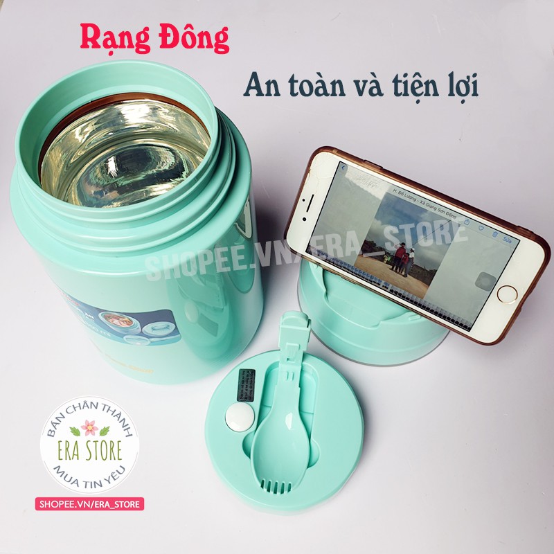 [HÀNG CHÍNH HÃNG] Bình đựng thức ăn RẠNG ĐÔNG 880ml giữ nhiệt tốt giữ trọn hương vị món ăn, an toàn cho sức khỏe