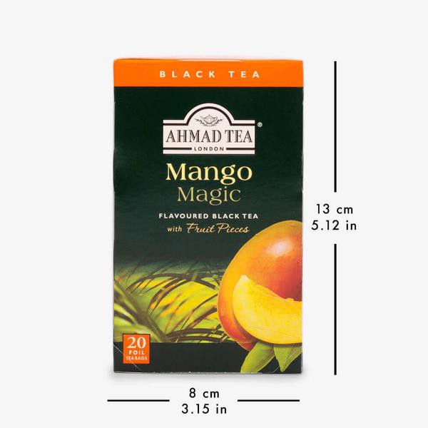 Trà đen Xoài Ahmad - Ahmad Mango Magic Tea 40g/20bags (túi lọc có bao thiếc - 20 túi/hộp)