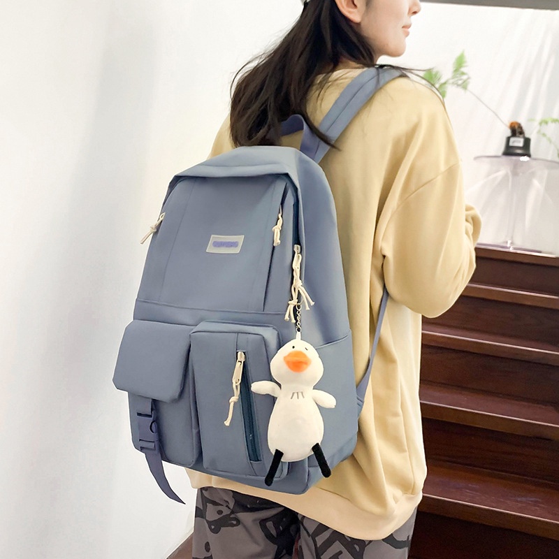 Ba Lô canvas Sức Chứa Lớn Phong Cách Nhật Bản Cho Nữ