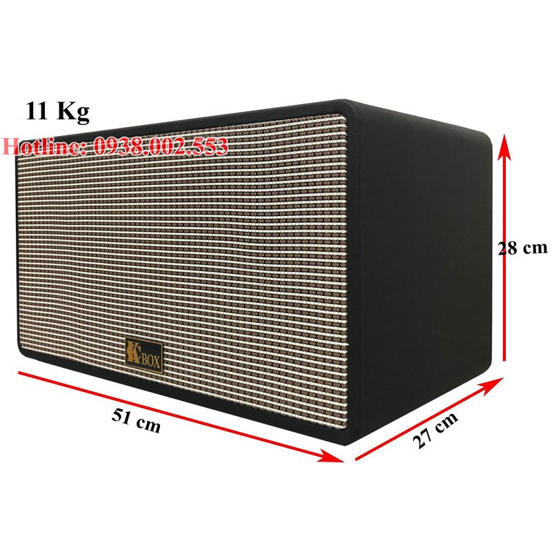 Loa Kéo Xách Tay Di Động KCBox KC 279 Chính hãng, Bảo Hành 12 Tháng, Đủ 2 Màu Nâu, Đen