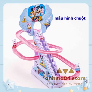 Đồ chơi Mèo Kitty leo thang - Chuột Mickey leo thang - Chó đốm leo thang vui nhộn - Có ĐÈN, NHẠC - anhma84 store