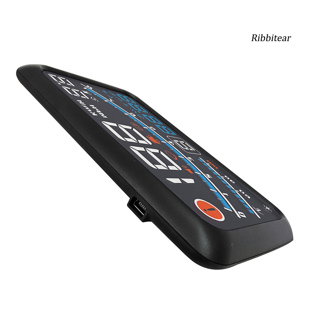 RIB 5.5inch Universal OBD2 Car GPS HUD Head Up Display Overspeed Warning System