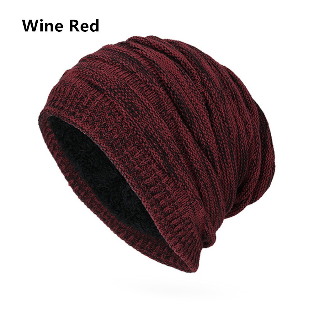 Mũ len beanie chóp thụng cho nam và nữ