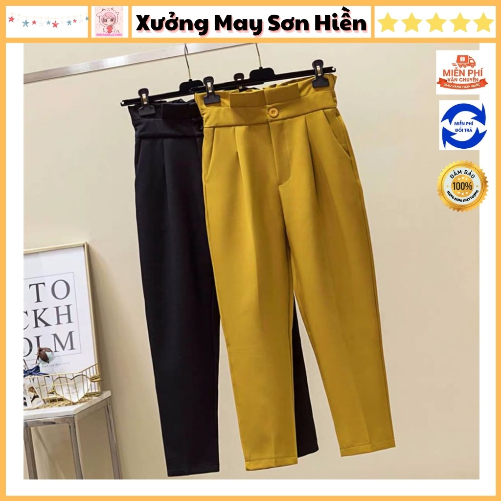 Quần Baggy Cạp Bèo Xưởng May Sơn Hiền MS1012