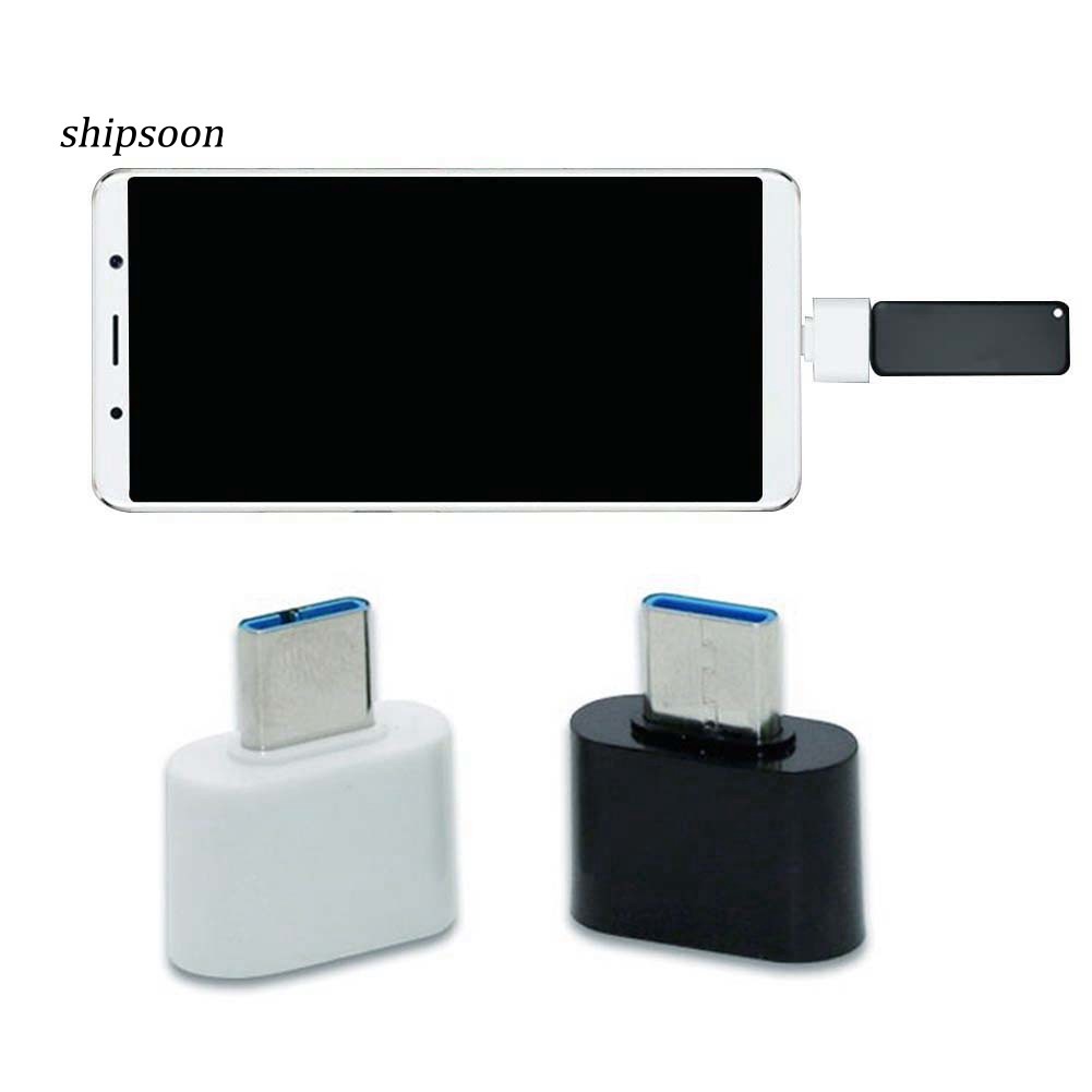Đầu chuyển đổi cổng USB mini Loại-C đực sang cổng USB cái OTG kết nối điện thoại