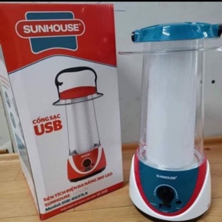 Đèn tích điện Sunhouse SHE-6037LA