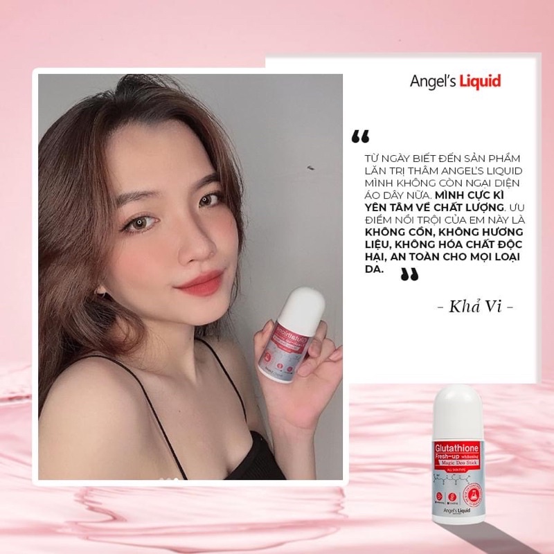 Lăn Nách Khử Mùi Giảm Thâm Angel's Liquid Plus Niacinamide Fresh Deodorant