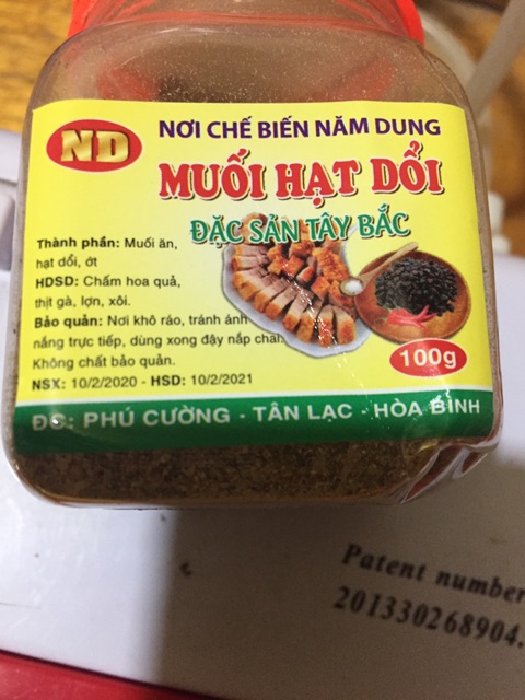 Muối hạt dổi Hoà Bình