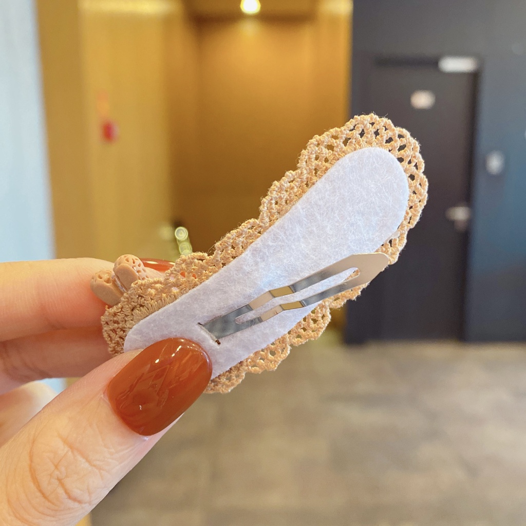 Kẹp tóc nữ dễ thương hình gấu phong cách Hàn Quốc mới MEOW STORE KT02