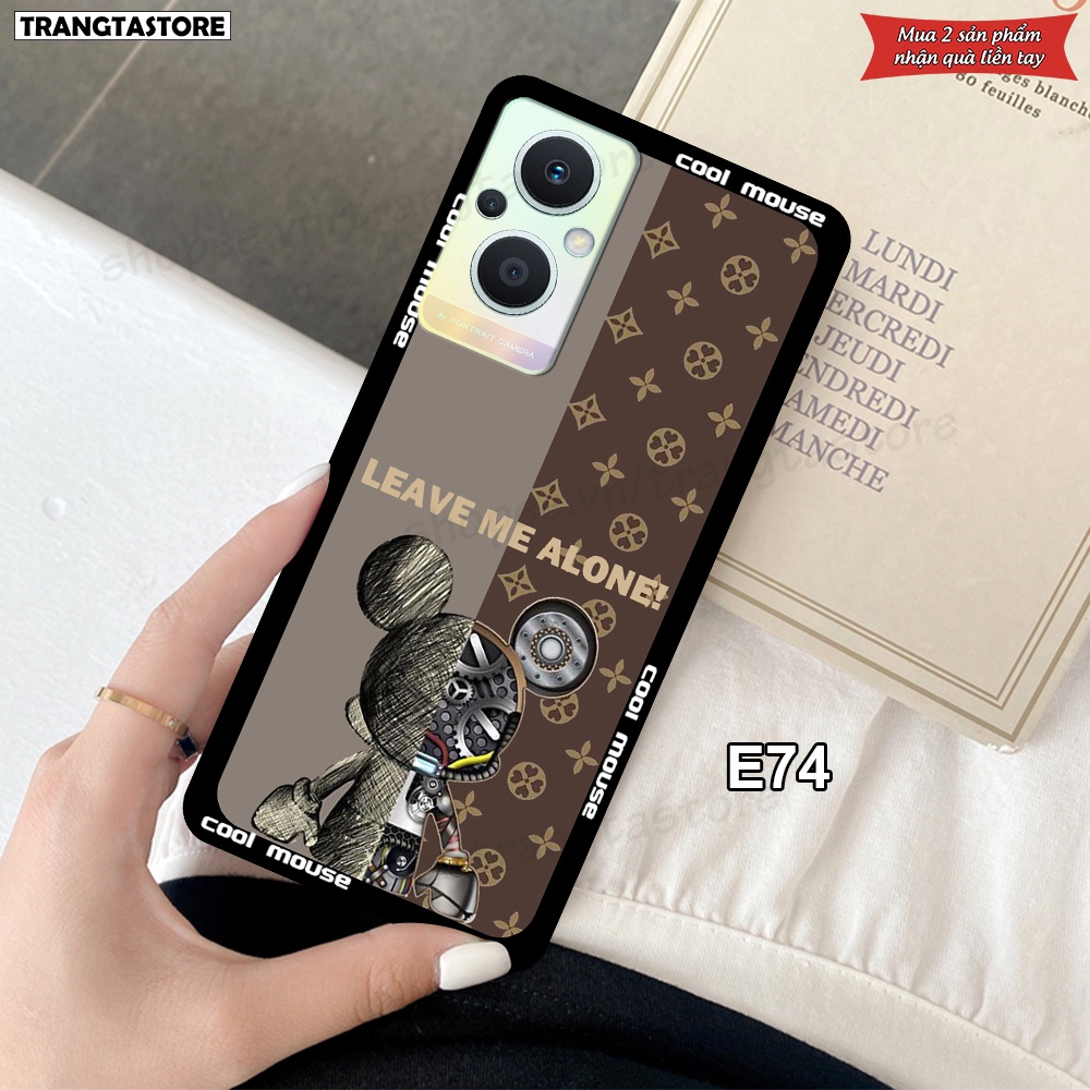 Ốp Oppo Reno 7 4G / Reno 7 5G (Reno7 5G) / Reno 7Z 5G (Reno7 Z 5G)  in hình gấu Bearbrick,Metal Style,Doremon siêu dễ th