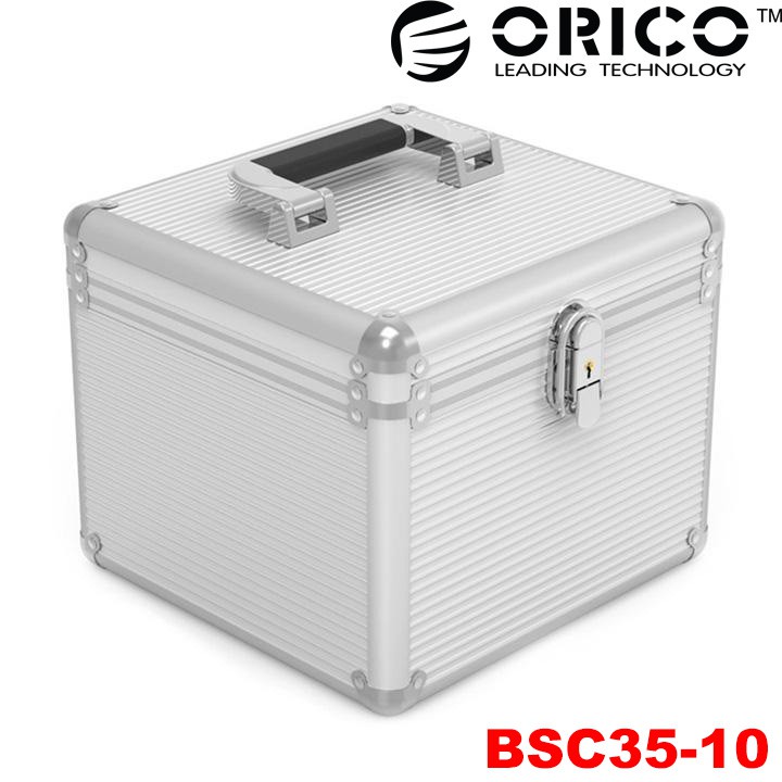Hộp nhôm bảo vệ 10 ổ cứng Orico BSC 35-10 BX59