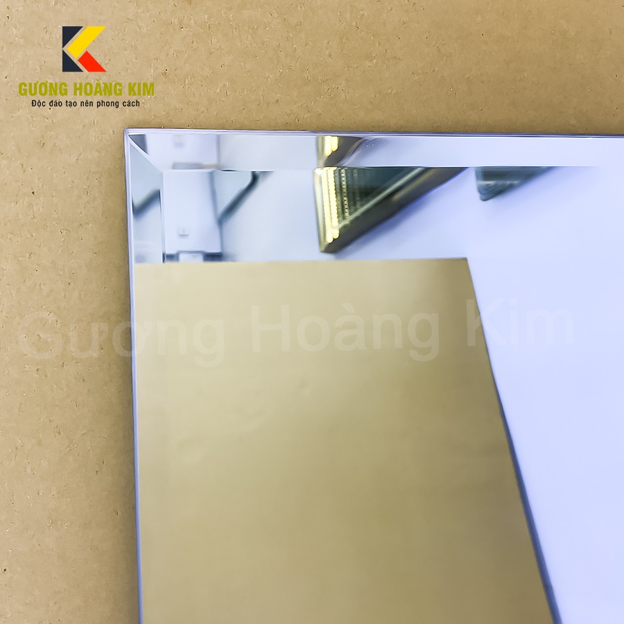 Gương treo tường dán tường nhà tắm phòng wc giá rẻ kích thước 50x70 và 60x80cm tặng đồ treo- guonghoangkim mirror hk5002