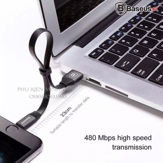 Cáp sạc Baseus Nimble cho Lightning/Type-C dài 23cm/120cm