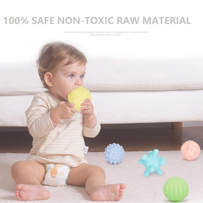 Đồ Chơi Bóng Cảm Giác Chạm Phát Triển Khả Năng Nhận Biết Cho Bé Sơ Sinh