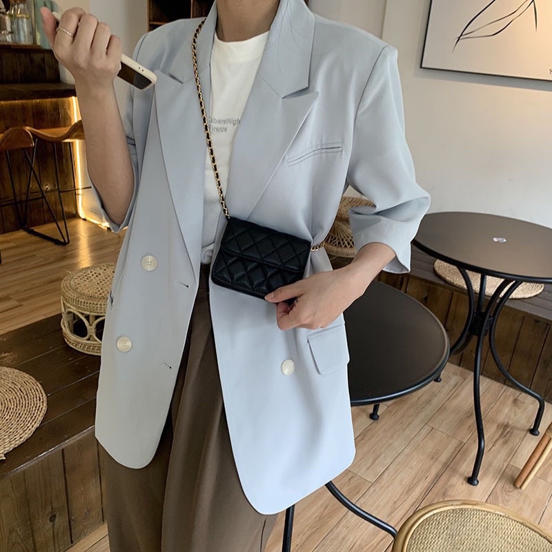 Túi Mini Da Mịn Kèm Chuông