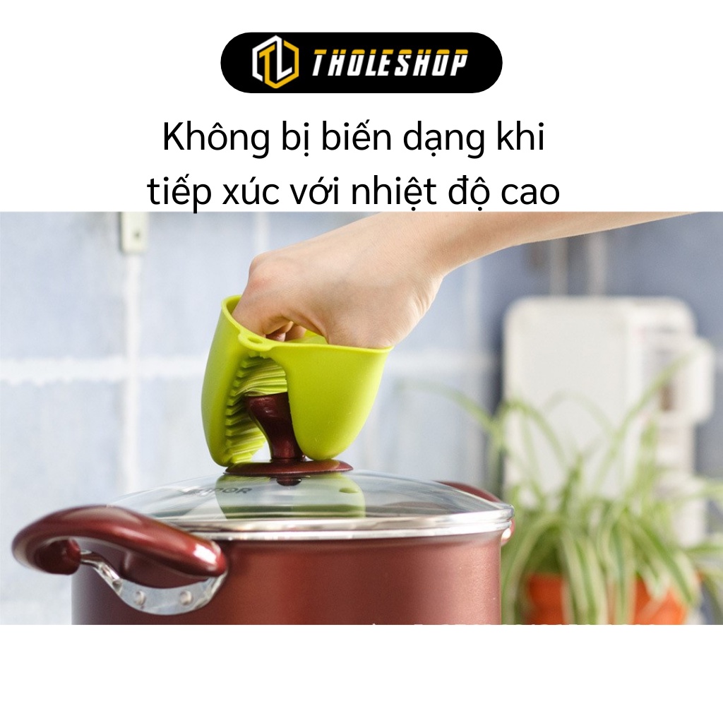 Găng Tay Mỏ Vịt - Cặp Găng Tay Bắc Nồi Silicone Mềm Cách Nhiệt, Chống Nóng 8217