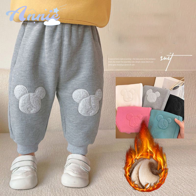 Annie Quần Legging cotton Lông Cừu Ấm Áp Dành Cho Bé Trai Và Bé Gái