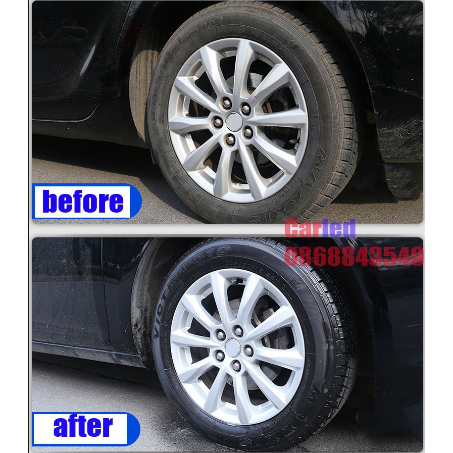 Dung dịch nano wax làm đen nhựa lão hóa và đánh bóng làm mới võ xe máy ô tô