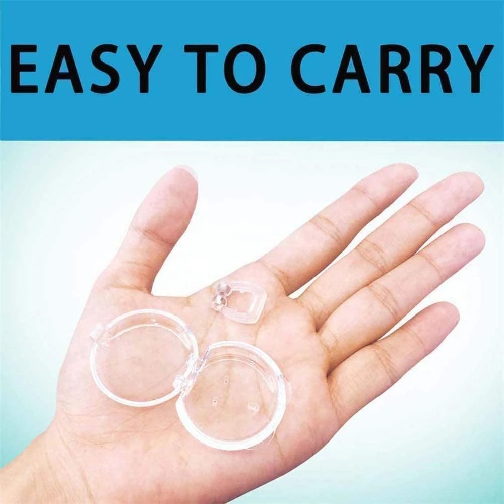 1 Dụng Cụ Kẹp Mũi Chống Ngáy / Chống Ngáy Từ Tính Tiện Dụng Cho Nam Và Nữ