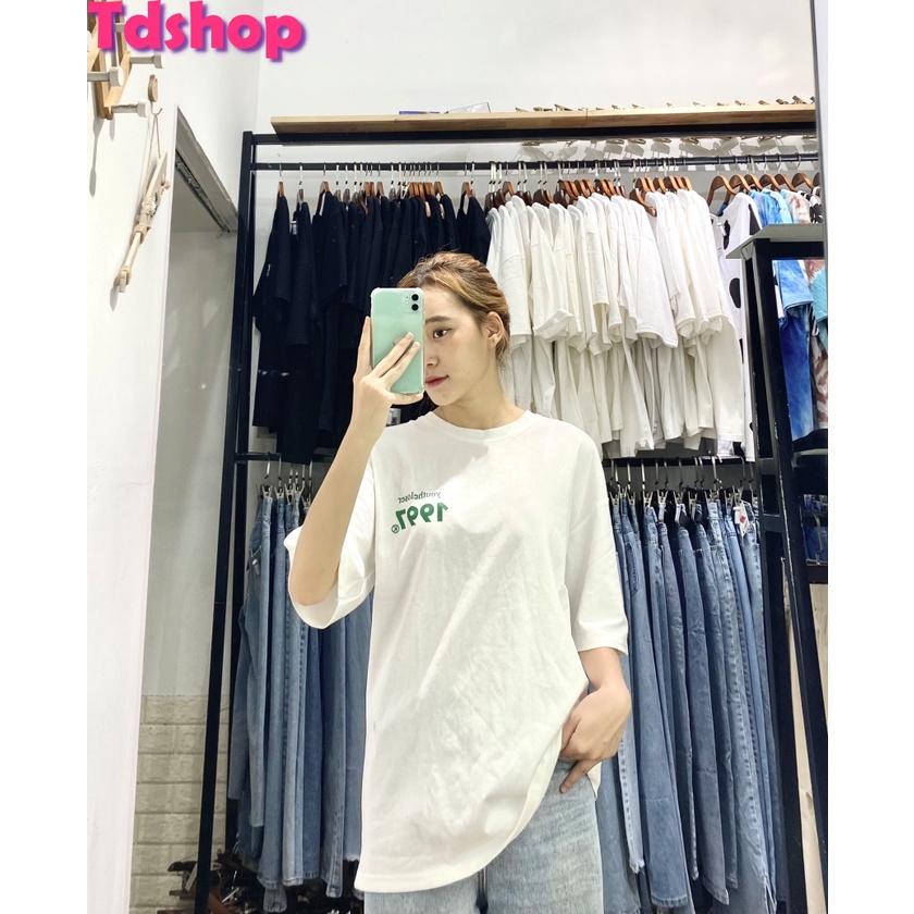 Áo Phông Tay Lỡ Unisex FreeSize BigSize Cao Cấp | Tdshopnt - A02