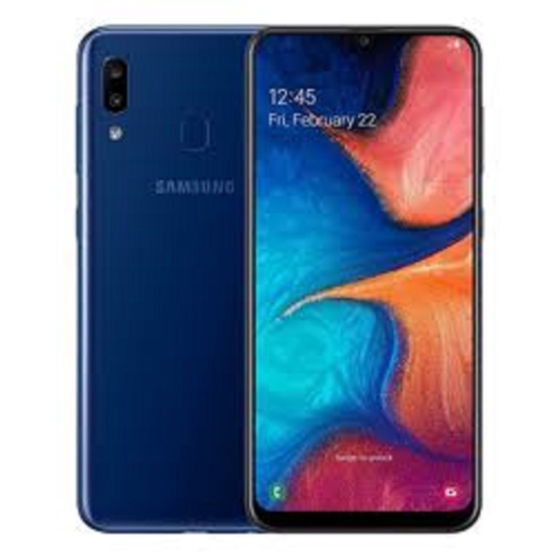 Điện Thoại Samsung Galaxy A20 Chính Hãng, máy 2sim ram 4G rom 64G, camera siêu nét - GGS 02