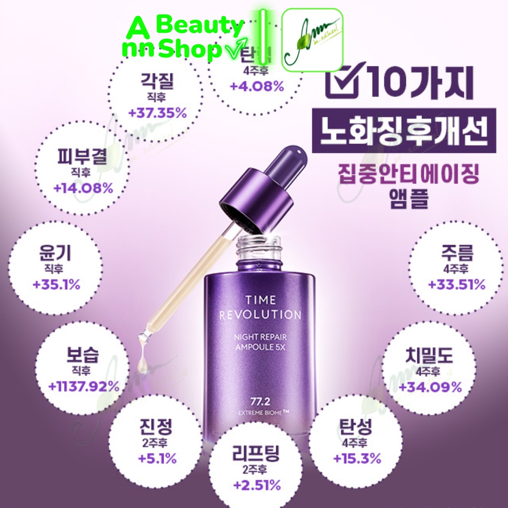 Tinh Chất Dưỡng Da Time Revolution Night Repair Ampoule 5X 70ml