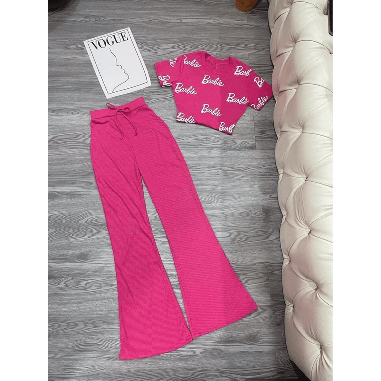 (Free Ship) SÉT BỘ ÁO ÔM QUẦN ỐNG LOE SANG CHẢNH CỰC HOT MM HHp Fashion