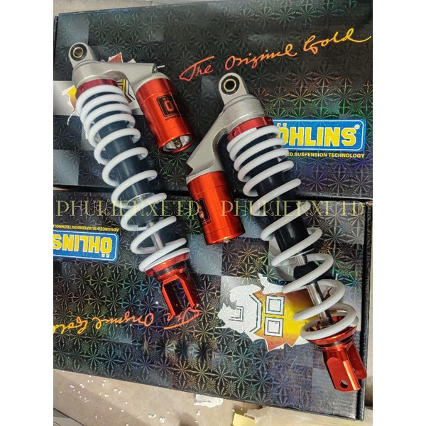 Phuộc sau SUM RACING bình dầu gắn Nouvo Airblade Impulse Shark PCX