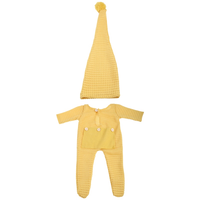 Set 2 Món Áo Liền Quần + Mũ Beanie Cho Bé Sơ Sinh Chụp Ảnh