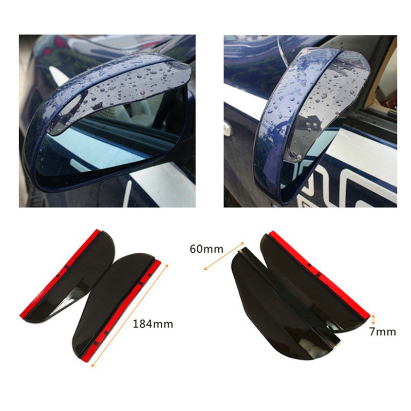 Bộ 2 vè che mưa kính chiếu hậu xe hơi