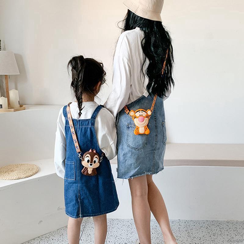 Túi Đeo Chéo Họa Tiết Hoạt Hình Dễ Thương Cho Bé