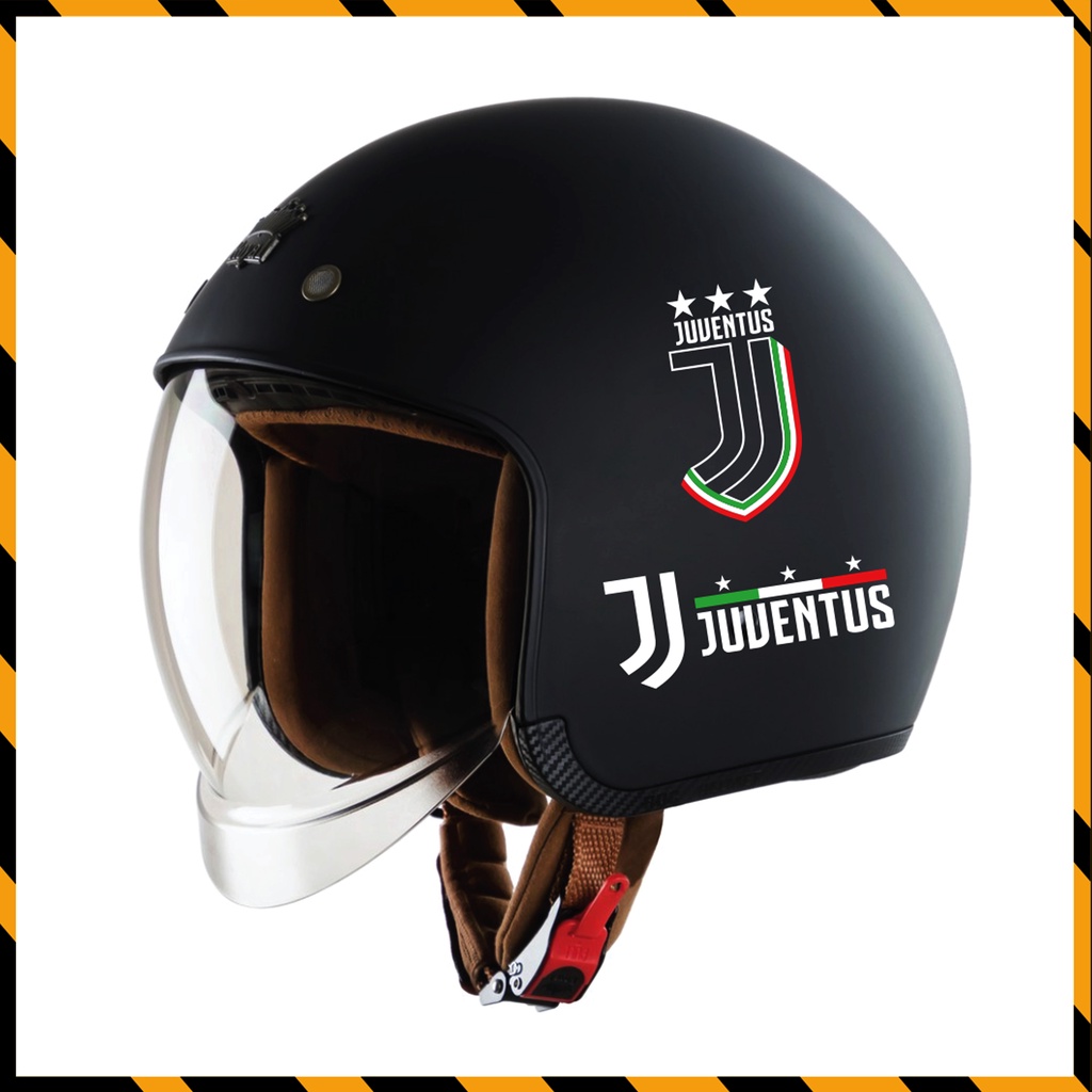 Hình Dán Sticker CLB Juventus Dán Tem Xe, Dán Nón, Điện Thoại, Laptop - Hình Dán Chất Liệu Chống Thấm Nước, Bền Màu