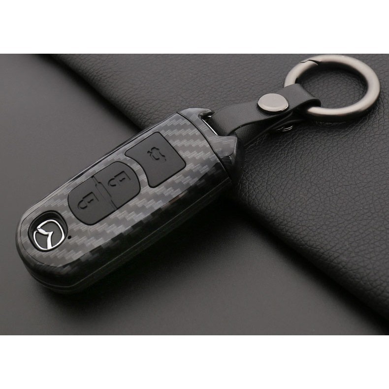 ốp chìa khóa Carbon Mazda 3/ mazda 6/mazda 2
