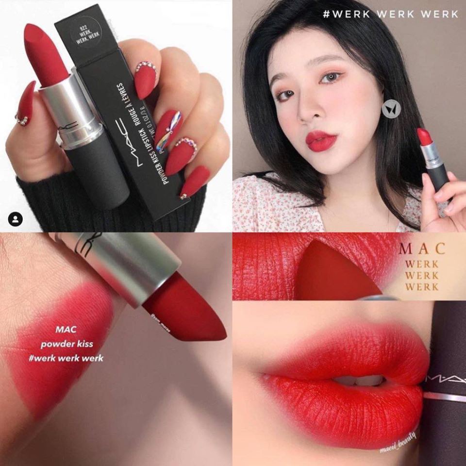 Son MAC dòng Powder Kiss Lipstick, Matte | BigBuy360 - bigbuy360.vn