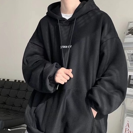 M-5XL áo hoodie nam trang hàn áo hoodie mũ quốc bigsize áo hoodie unisex form rộng