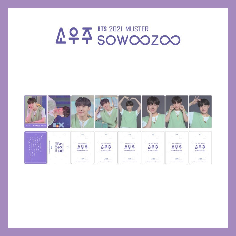 Thẻ Hình Nhóm Nhạc Bts 2021 Muster Sowozoo