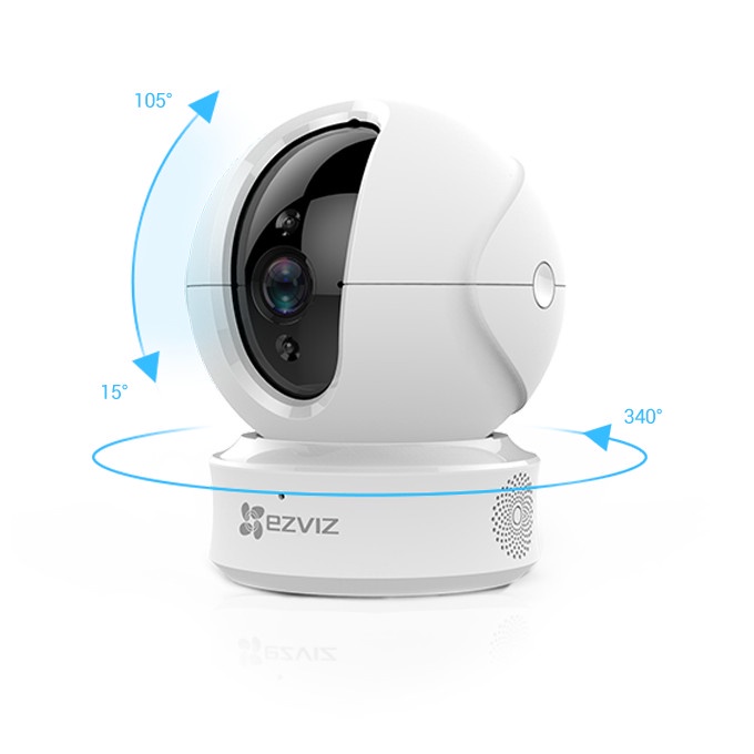 Camera Wifi Không Dây Giám Sát Gia Đình Ezviz CV246 C6N Full HD 1080P 2MP- Xoay 360-Đàm Thoại Loa 2 Chiều