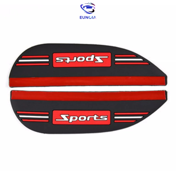 Tấm che gương chiếu hậu xe hơi màu đen có kích thước xấp xỉ 180mm * 60mm - Vè che mưa sports chống bám nước hiệu quả