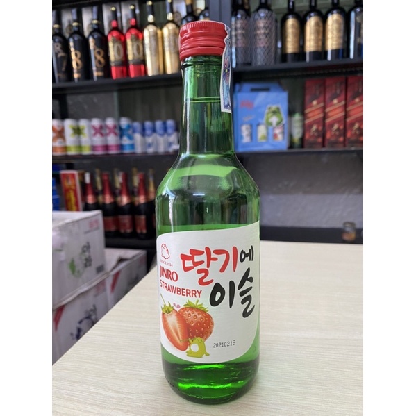 Soju Hàn Quốc Jinro 360ml-Vị Dâu