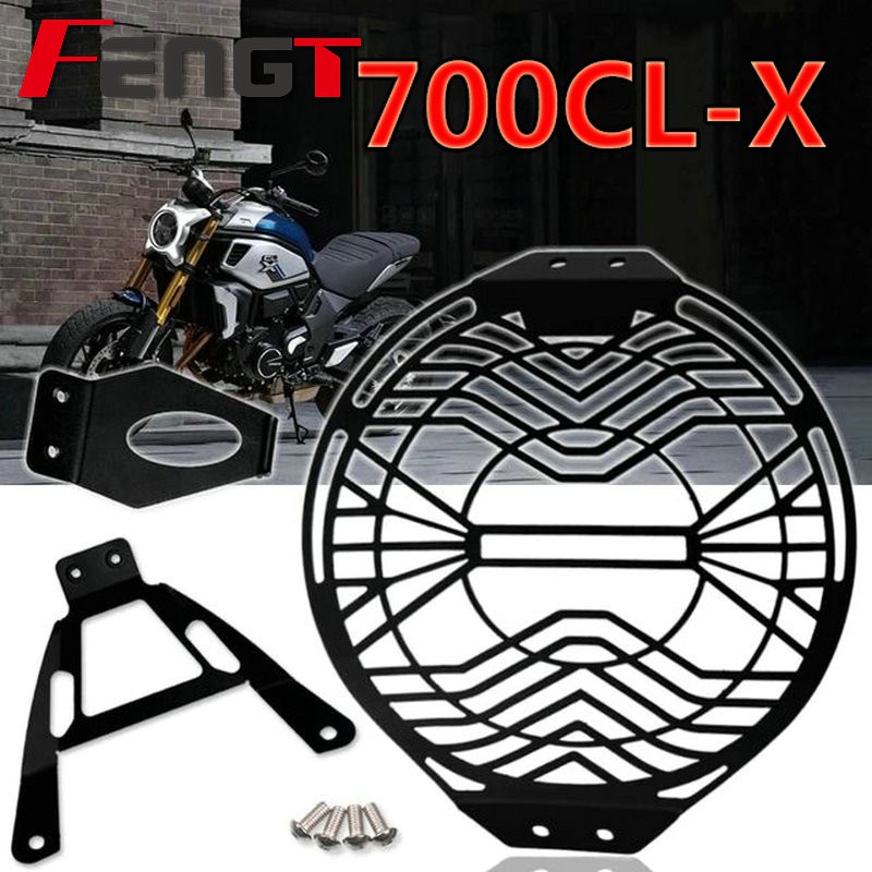 Dành Cho CFMOTO CLX700 CLX 700 700CLX Phụ Kiện Xe Máy Đèn Pha Bảo Vệ Lưới Tản Nhiệt Bảo Vệ Bao Phụ K