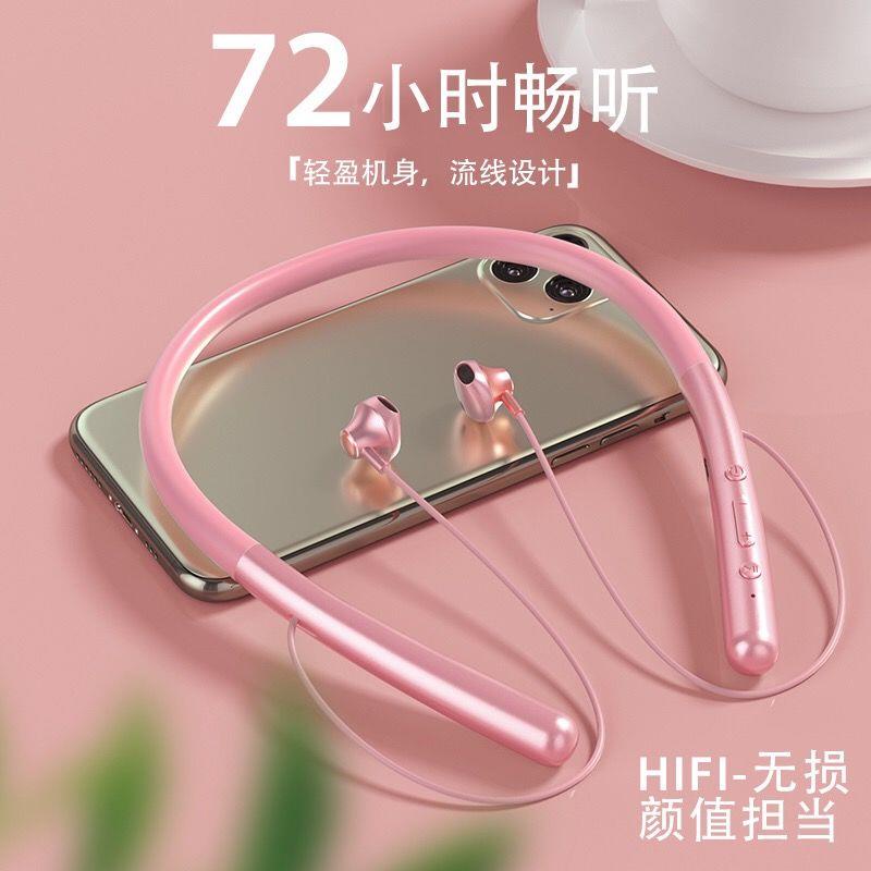Tai Nghe Thể Thao bluetooth Đeo Cổ Không Dây mini Chống Thấm Nước Có Dây Đeo Cổ Cho apple vivo