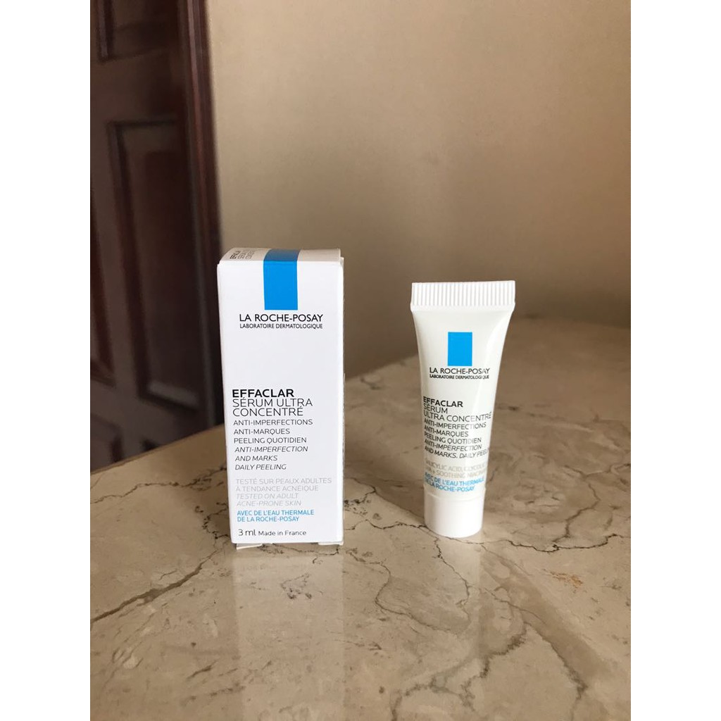 Tinh chất giảm mụn Effaclar Serum La Roche-Posay 3ml + Kem Chống Nắng La Roche-Posay 3ml