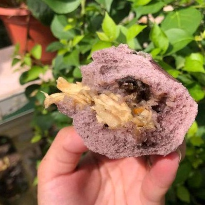 Bánh bao gạo lức nấm chay