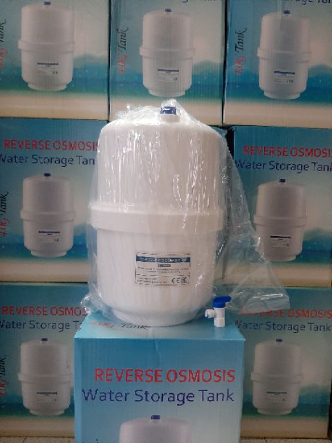 Bình áp nhựa 4.0G 10L ( tặng kèm van bình áp)